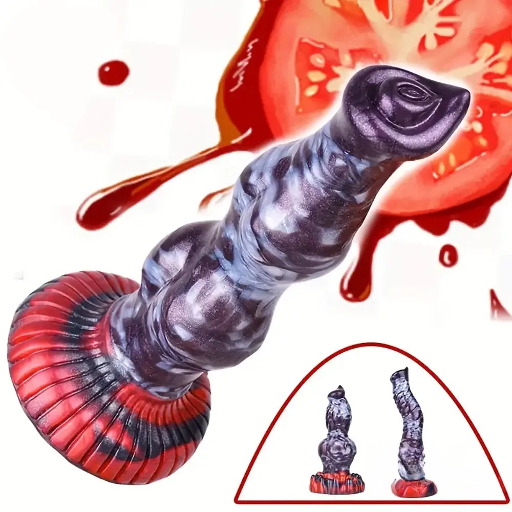 7.87in 7.99in 9.25in Soft Silicone Dog Dildo For Vagina Massage
