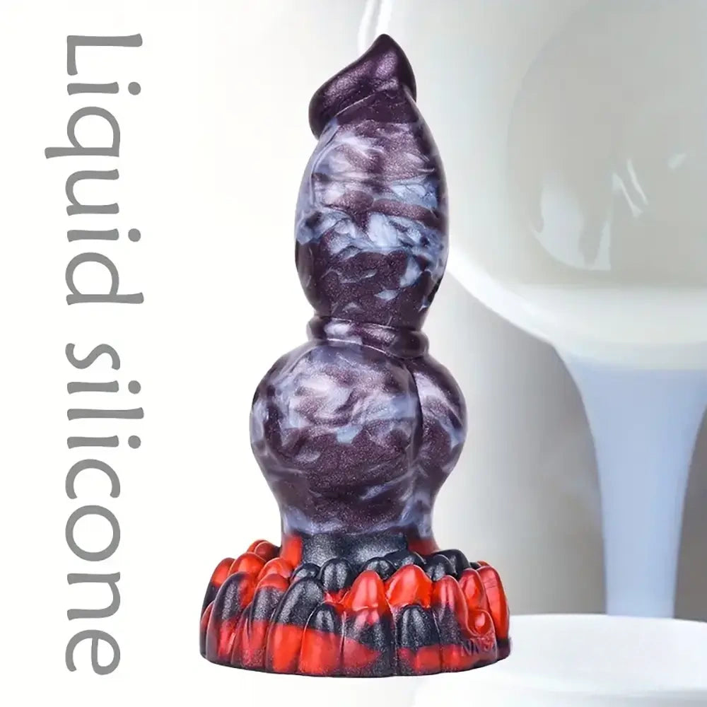 7.87in 7.99in 9.25in Soft Silicone Dog Dildo For Vagina Massage