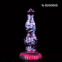 7.87in 7.99in 9.25in Soft Silicone Dog Dildo For Vagina Massage