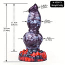 7.87in 7.99in 9.25in Soft Silicone Dog Dildo For Vagina Massage