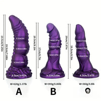 7.87in 8.1in 9.25in Animal Dragon Monster Silicone Dildo For Vaginal G-Spot