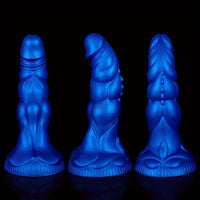 7.87in 8.1in 9.25in Silicone Realistic Monster Soft Bendable Dildo