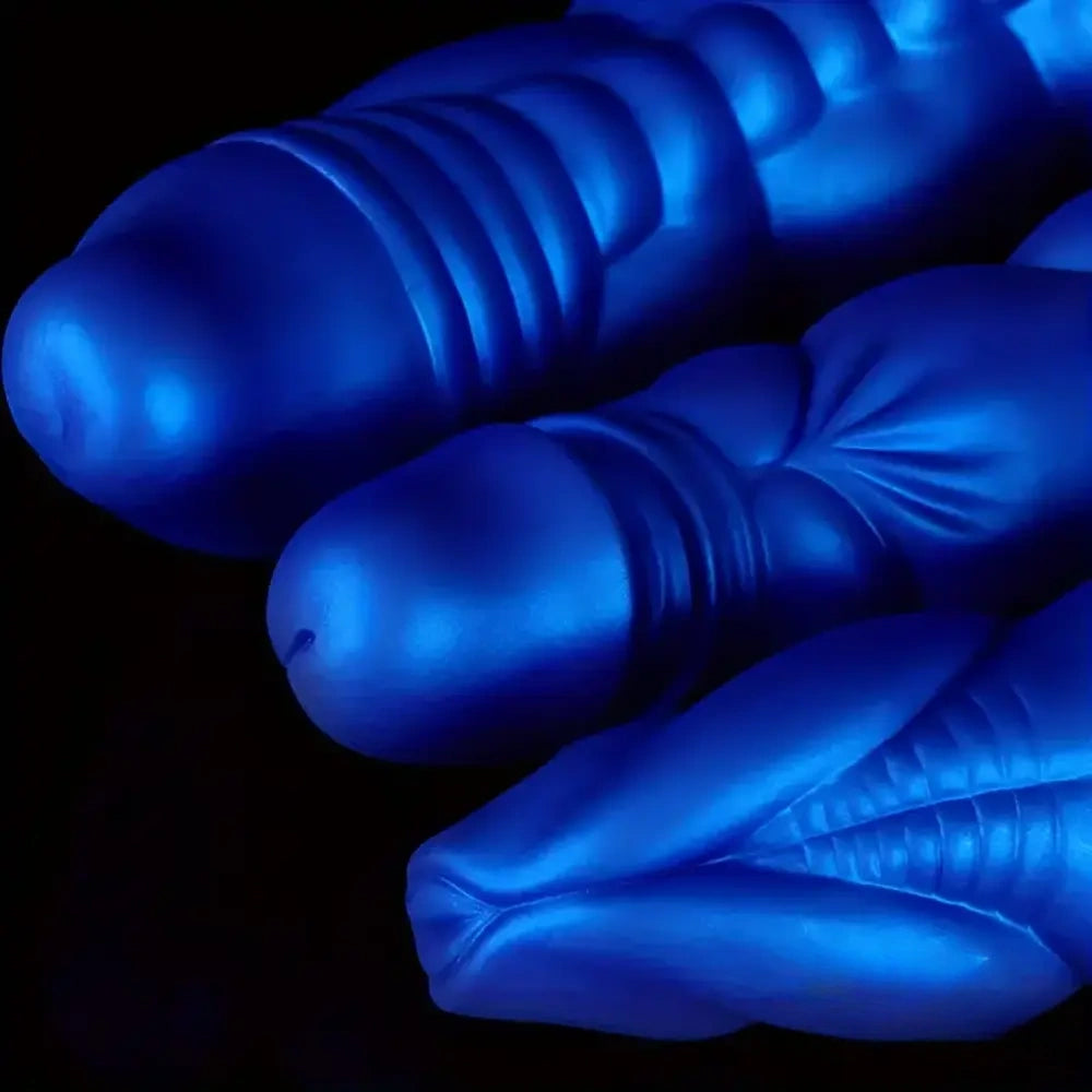 7.87in 8.1in 9.25in Silicone Realistic Monster Soft Bendable Dildo