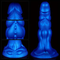7.87in 8.1in 9.25in Silicone Realistic Monster Soft Bendable Dildo