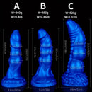 7.87in 8.1in 9.25in Silicone Realistic Monster Soft Bendable Dildo