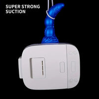 7.87in 8.1in 9.25in Silicone Realistic Monster Soft Bendable Dildo