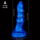 7.87in 8.1in 9.25in Silicone Realistic Monster Soft Bendable Dildo