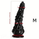 7.87in 8.55in Spiked Clear Black Big Dildo For Women Men Adult Sex Toy