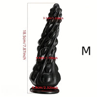 7.87in 8.55in Spiked Clear Black Big Dildo For Women Men Adult Sex Toy