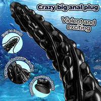 7.87in 8.55in Spiked Clear Black Big Dildo For Women Men Adult Sex Toy