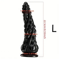 7.87in 8.55in Spiked Clear Black Big Dildo For Women Men Adult Sex Toy