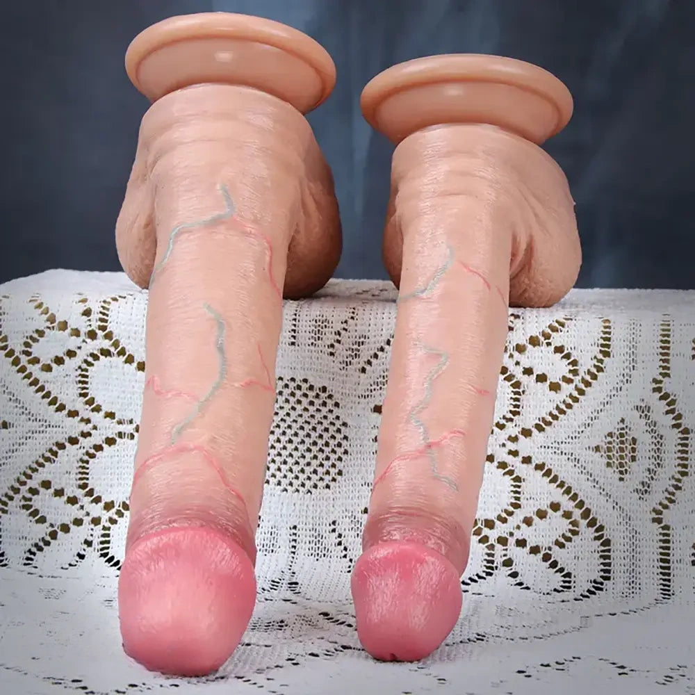 7.87in 8.85in Realistic Dildo Soft Silicone Suction Cup Female Dildo