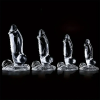 7.87in 8.86in 10.43in 11.22in Clear Soft Big Dildo For Women Sex Toy