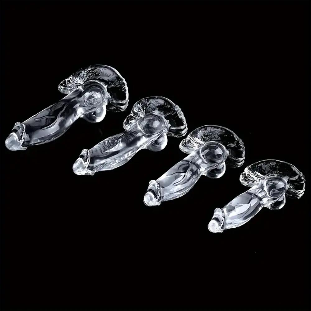 7.87in 8.86in 10.43in 11.22in Clear Soft Big Dildo For Women Sex Toy