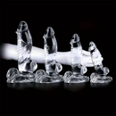 7.87in 8.86in 10.43in 11.22in Clear Soft Big Dildo For Women Sex Toy