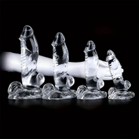 7.87in 8.86in 10.43in 11.22in Clear Soft Big Dildo For Women Sex Toy