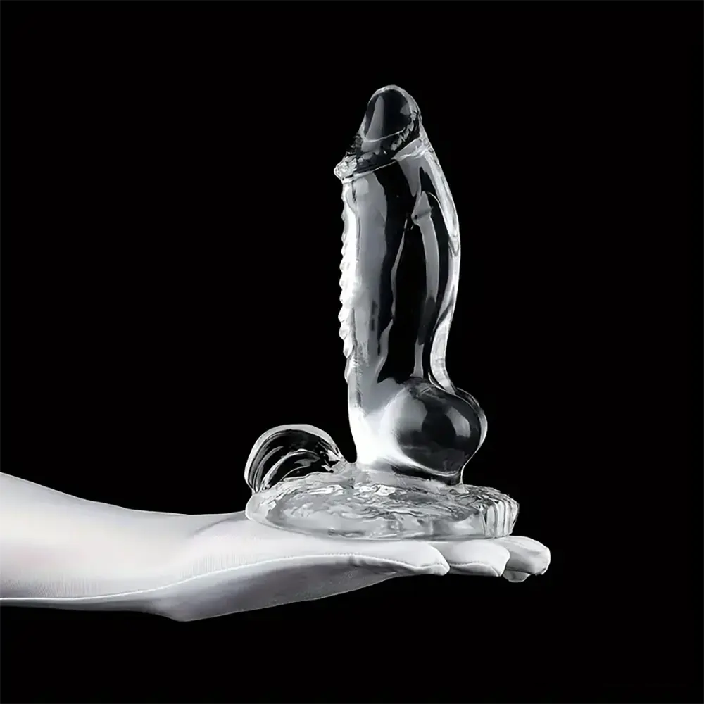 7.87in 8.86in 10.43in 11.22in Clear Soft Big Dildo For Women Sex Toy