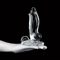 7.87in 8.86in 10.43in 11.22in Clear Soft Big Dildo For Women Sex Toy