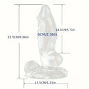 7.87in 8.86in 10.43in 11.22in Clear Soft Big Dildo For Women Sex Toy
