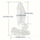 7.87in 8.86in 10.43in 11.22in Clear Soft Big Dildo For Women Sex Toy