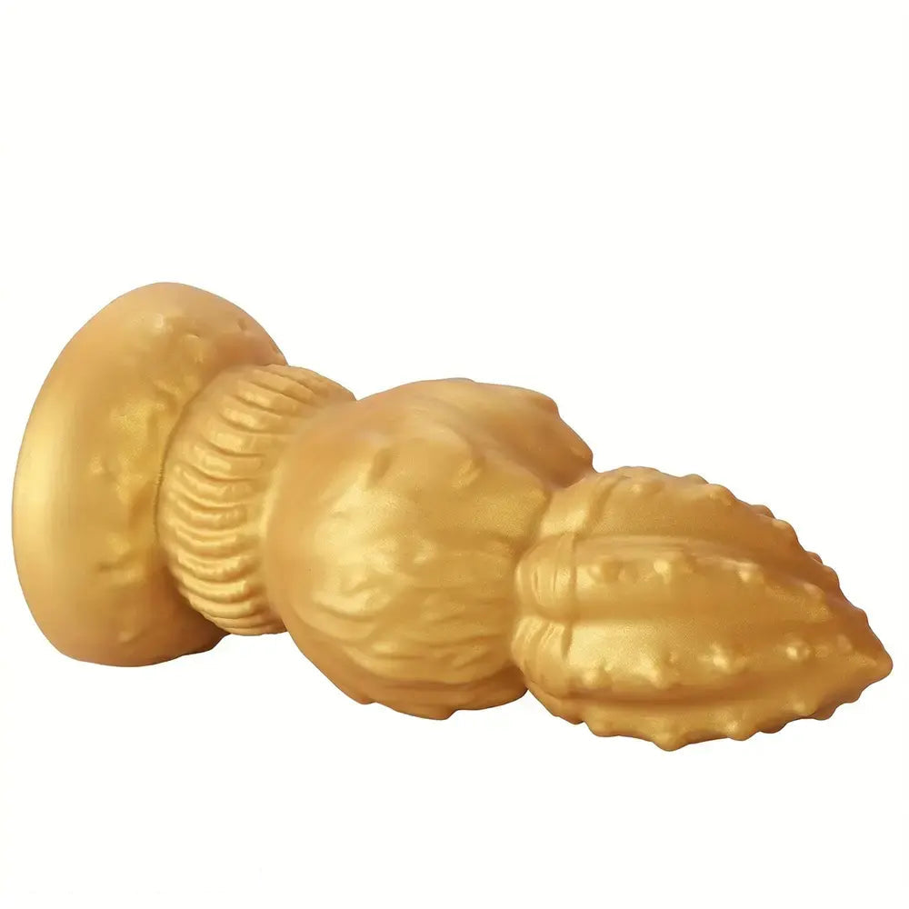 7.87in 9.05in 10.23in 11.41in Golden Gourd Sharp Pointed Large Thick Dildo