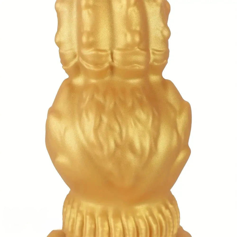 7.87in 9.05in 10.23in 11.41in Golden Gourd Sharp Pointed Large Thick Dildo