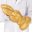 7.87in 9.05in 10.23in 11.41in Golden Gourd Sharp Pointed Large Thick Dildo