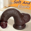 7.87in 9.05in 10.82in Strap on Realistic Soft Dildo With Exposed Glans