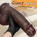 7.87in 9.05in 10.82in Strap on Realistic Soft Dildo With Exposed Glans