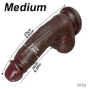 7.87in 9.05in 10.82in Strap on Realistic Soft Dildo With Exposed Glans