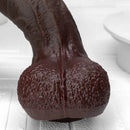 7.87in 9.05in 10.82in Strap on Realistic Soft Dildo With Exposed Glans