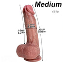 7.87in 9.05in 10.82in Strap on Silicone Real Dildo For Vaginal Anal Play