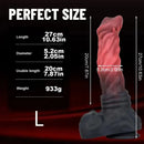 7.87in 9.06in 10.63in 12.79in Horse Cock Big Dildo Reusable Animal Toy