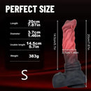 7.87in 9.06in 10.63in 12.79in Horse Cock Big Dildo Reusable Animal Toy