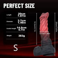 7.87in 9.06in 10.63in 12.79in Horse Cock Big Dildo Reusable Animal Toy