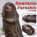 7.87in 9.25in 10.62in Uncut Foreskin Strap on Dildo Masturbation Device