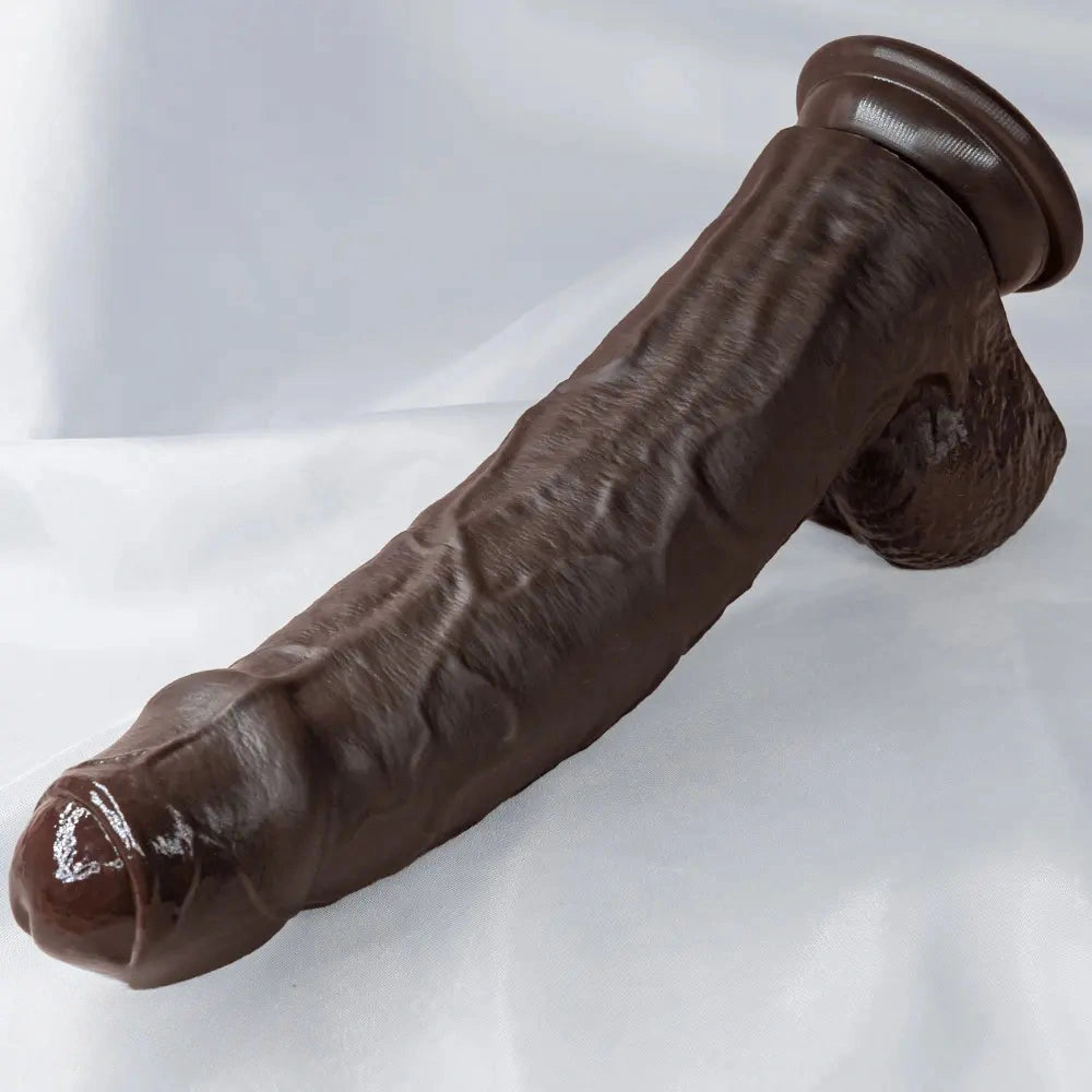 7.87in 9.25in 10.62in Uncut Foreskin Strap on Dildo Masturbation Device