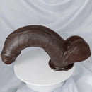 7.87in 9.25in 10.62in Uncut Foreskin Strap on Dildo Masturbation Device