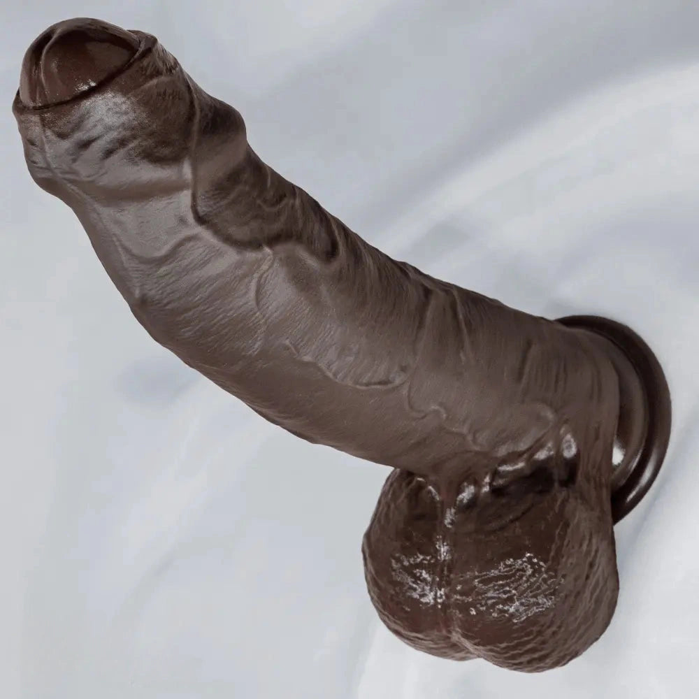7.87in 9.25in 10.62in Uncut Foreskin Strap on Dildo Masturbation Device