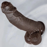 7.87in 9.25in 10.62in Uncut Foreskin Strap on Dildo Masturbation Device