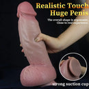 7.87in 9.25in 11.42in Large Realistic Skin Penis Dildo Adult Toy