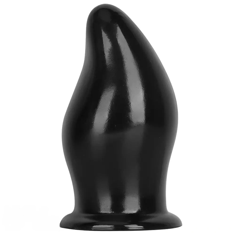 7.87in 9.44in PVC Black Anal Plug Thick Fat Big Dildo With Suction Cup