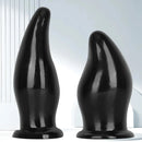 7.87in 9.44in PVC Black Anal Plug Thick Fat Big Dildo With Suction Cup