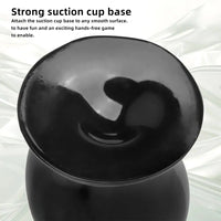 7.87in 9.44in PVC Black Anal Plug Thick Fat Big Dildo With Suction Cup