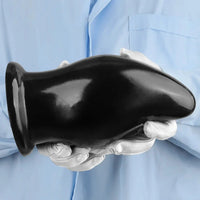 7.87in 9.44in PVC Black Anal Plug Thick Fat Big Dildo With Suction Cup