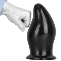 7.87in 9.44in PVC Black Anal Plug Thick Fat Big Dildo With Suction Cup