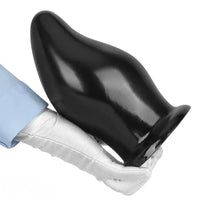 7.87in 9.44in PVC Black Anal Plug Thick Fat Big Dildo With Suction Cup