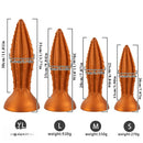 7.87in 9.84in 11.81in 13.77in Huge Silicone Spiked Butt Plug Dildo Couples Toy