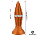 7.87in 9.84in 11.81in 13.77in Huge Silicone Spiked Butt Plug Dildo Couples Toy