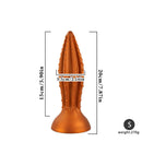 7.87in 9.84in 11.81in 13.77in Huge Silicone Spiked Butt Plug Dildo Couples Toy